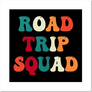 Road Trip Squad Summertime Vacation Getaway 2023 Retro Posters and Art